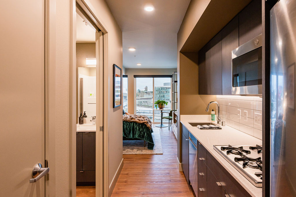 Open Concept Layouts At Clark Apartments in Seattle, WA